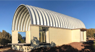 Quonset hut tornado proof homes by DRD Enterprises inc of Davie www.safedomes.com